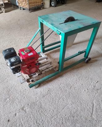 sega circolare con motore a scoppio 