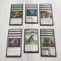 Mazzo carte Magic Bianco Verde AVVENTURE fiabe mtg