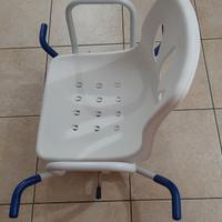 sedia x doccia anziani e disabili 