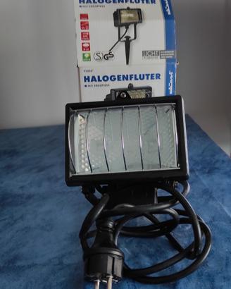 2 fari alogeni da giardino 150 W