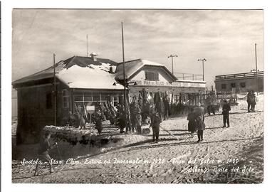 Cartolina Sestola Rifugio Pian Del Falco anni 50