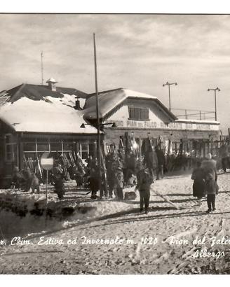 Cartolina Sestola Rifugio Pian Del Falco anni 50