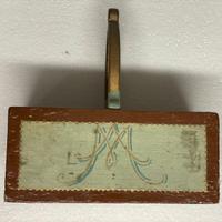 contenitore ampolle arte sacra decorato a mano