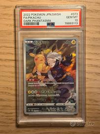 Pikachu 073/071 Dark Phantasma Psa 10 Jap