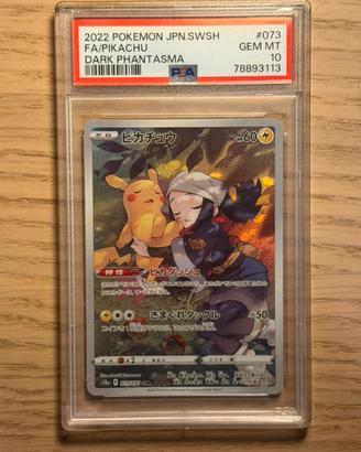 Pikachu 073/071 Dark Phantasma Psa 10 Jap