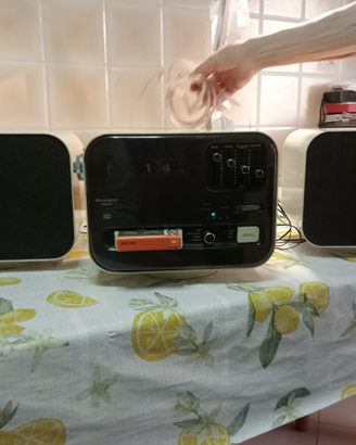 Radio sveglia stereo a otto anni 60 70. made in Ja