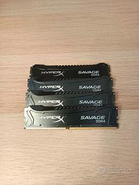 Kit 32GB di RAM Kingston HyperX DDR4 3000MHz CL15