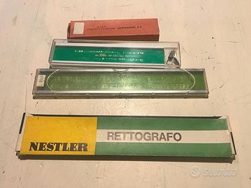 Lotto quattro rettografi/normografi