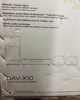 Diffusore musica Sony Dav x10