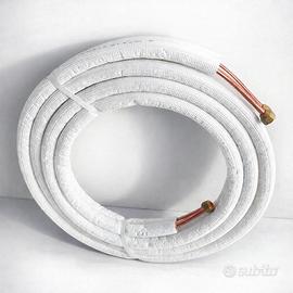 Kit tubi rame per clima coppia da 1/4 e 3/8 3 M.