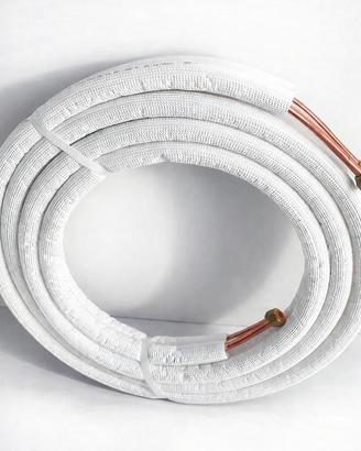 Kit tubi rame per clima coppia da 1/4 e 3/8 3 M.