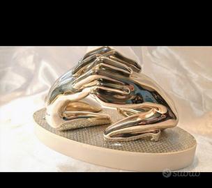 scultura Abbraccio  Collezione Ottaviani Home Roma