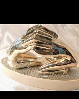 scultura Abbraccio  Collezione Ottaviani Home Roma