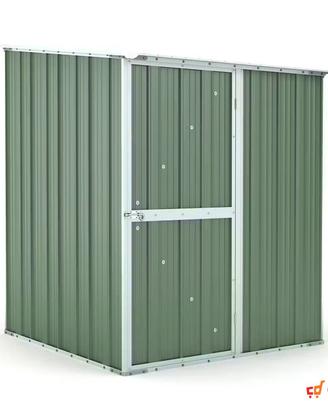 Casetta in lamiera 155x175 verde spiovenza avanti