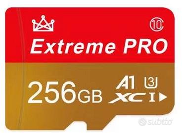 Memory card 256 GB oppure 128 GB