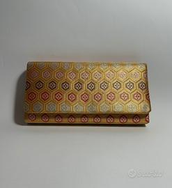 Pochette giapponese Kinran kimono oro