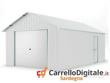 Baracca container 438x724 cm saracinesca bianco