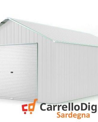 Baracca container 438x724 cm saracinesca bianco