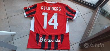 Maglia ufficiale Milan 24-25 autografata da 3 gioc