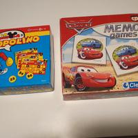 GIOCHI DA TAVOLO: Tombola di TOPOLINO + CARS Memo