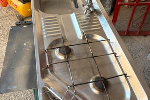 Piano cottura con lavello smev