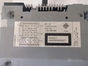 735498388 AUTORADIO FIAT IDEA 1.4 B 57KW 5M 5P (20
