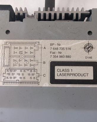 735498388 AUTORADIO FIAT IDEA 1.4 B 57KW 5M 5P (20