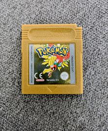 Cartuccia originale Pokémon oro Game boy Nintendo 
