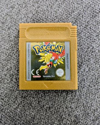 Cartuccia originale Pokémon oro Game boy Nintendo 