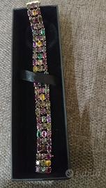 Braccialetto vintage argento con tormaline 
