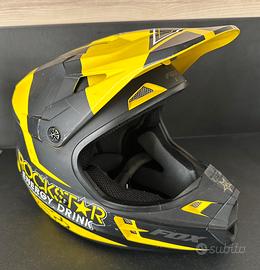 Casco MX Motocross Fox V1 Rockstar