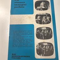 OPUSCOLO RAI PRIMI ANNI 60 originale