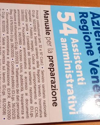 Libro concorso azienda zero regione Veneto