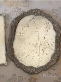 Specchio da tavolo / vassoio vintage