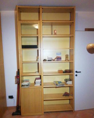 Libreria in legno di frassino
