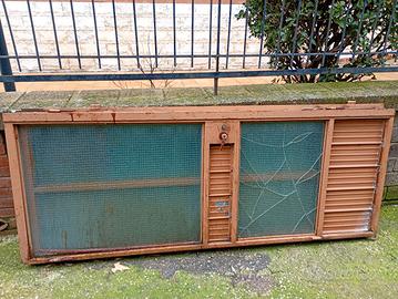 porta in ferro vetrata