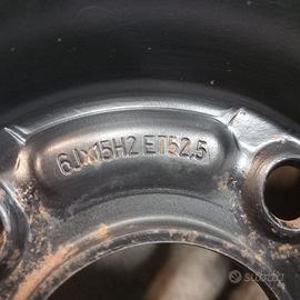 4 cerchi in ferro 15 Ford Fiesta Focus Fusion