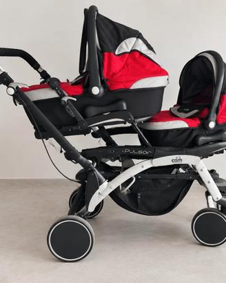 Passeggino gemellare trio Twin Pulsar  CAM