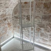 Scaffale Ikea bianco e 2 comodini modello HEMNES