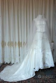 Abito da Sposa taglia S (40) + accessori