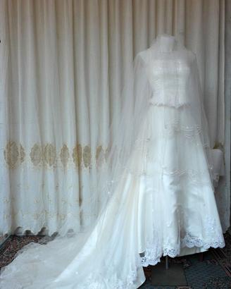 Abito da Sposa taglia S (40) + accessori