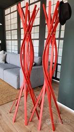 HORM Appendiabiti NUOVO mod. TWIST in colore rosso