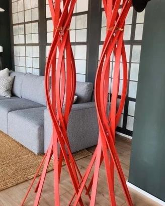 HORM Appendiabiti NUOVO mod. TWIST in colore rosso