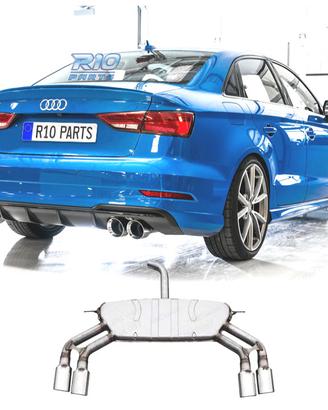 SILENZIATORE DI SCARICO PER AUDI A3 SEDAN 13-20 LO