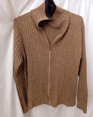 Cardigan color cammello/marrone
