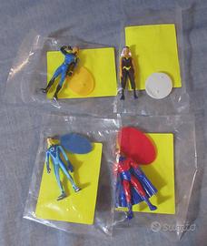 4 personaggi 3d Marvel Heroes extended view nuovi