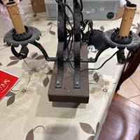 Lampadario con due luci