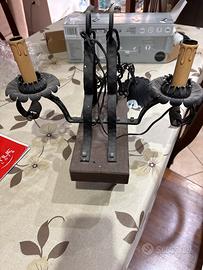 Lampadario con due luci