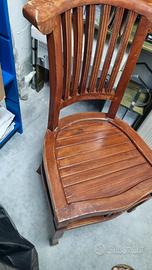 sedia scrivania antiquariato 