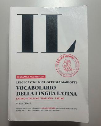 vocabolario di Latino "IL"